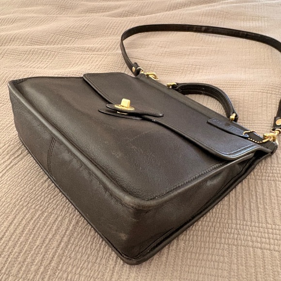 Coach Willis bag black leather vintage - Picture 5 of 13
